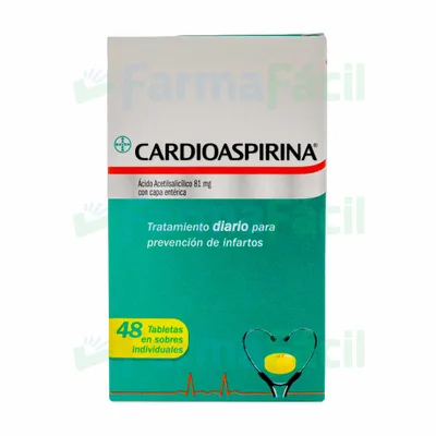 CARDIOASPIRINA 81MG CX48 TAB
