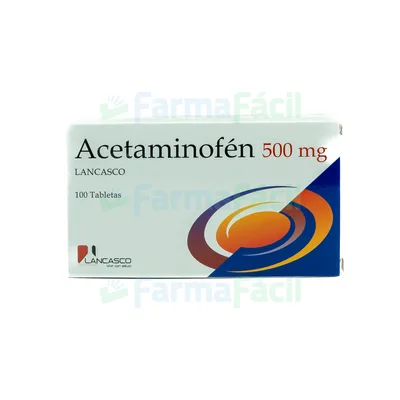 ACETAMINOFEN 500MG LANCASCO TAB