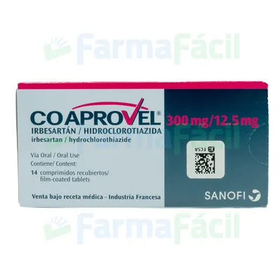 CO APROVEL 300MG/12.5MG CX14 COMP