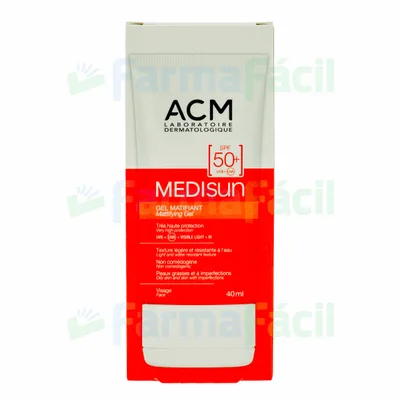 ACM MEDISUN GEL MATIFICANTE SPF50+ 40ML