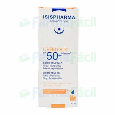 ISISPHARMA UVEBLOCK SPF50+ MIN CREM 40ML