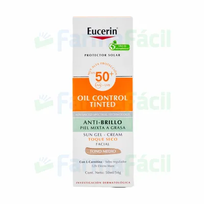 EUCERIN SUN OIL CONTROL 50+ MEDIO 50ML