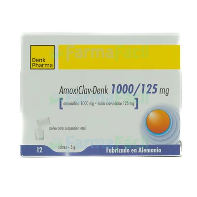 AMOXICLAV DENK 1000MG/125MG CX12 SOB