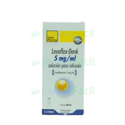 LEVOFLOX DENK 5MG/ML IV SOL INY CX1 VIAL