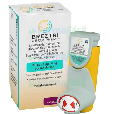 BREZTRI AEROSPHERE 160/9/5MCG X120 DOSIS