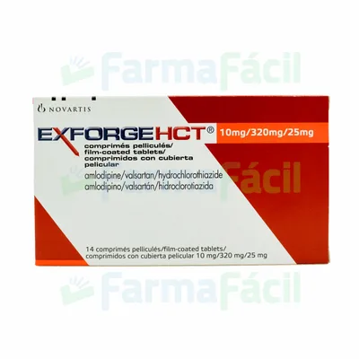 EXFORGE HCT 10/320/25MG CX14 COMP