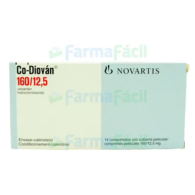 CO-DIOVAN 160MG/12.5MG CX14 TAB REC