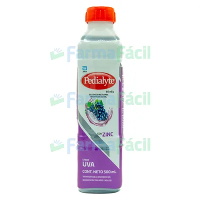 PEDIALYTE 60MEQ UVA 500ML