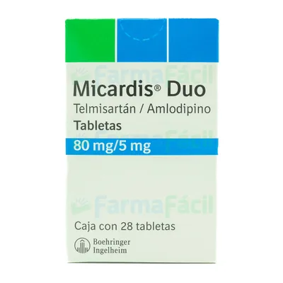 MICARDIS DUO 80MG/5MG CX28 TAB
