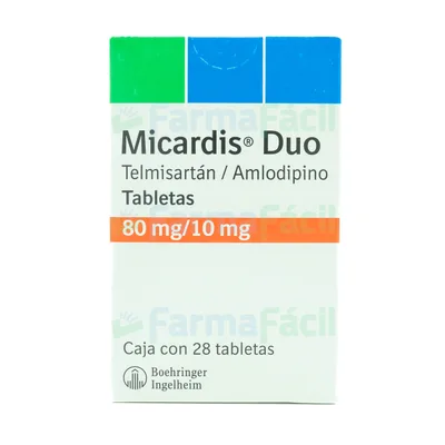 MICARDIS DUO 80MG/10MG CX28 TAB