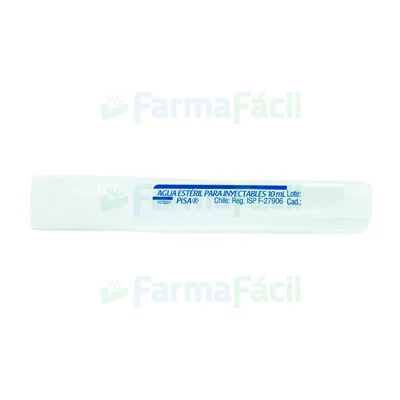AGUA DESTILADA PISA AMP 10ML