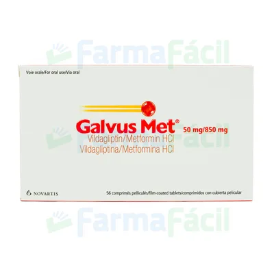 GALVUS MET 50MG/850MG CX56 COMP