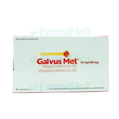 GALVUS MET 50MG/500MG CX56 COMP
