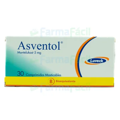 ASVENTOL 5MG CX30 COMP MASTIC