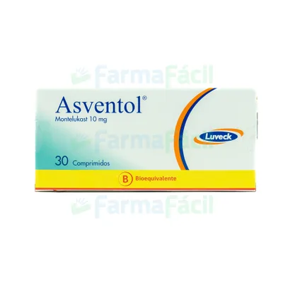 ASVENTOL 10MG CX30 COMP