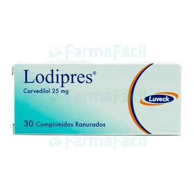 LODIPRES 25MG CX30 COMP