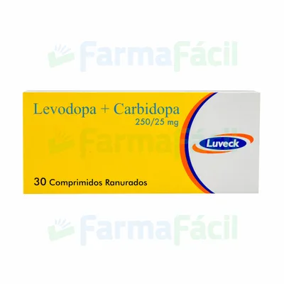 LEVODOPA+CARVIDOPA 250/25MG LVK CX30COMP