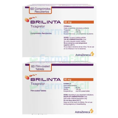 BRILINTA 90MG CX60 COMP