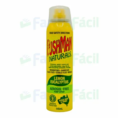 BUSHMAN REPELENTE NATURALS PUMP 145ML