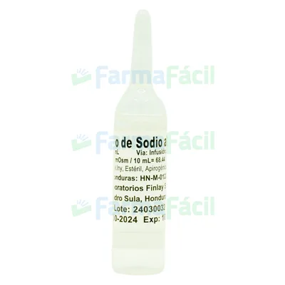 CLORURO DE SODIO 20% FINLAY AMPX10 ML