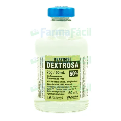 DEXTROSA 50% IV VIJOSA VIALX50 ML