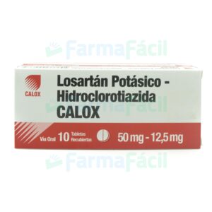 LOSARTAN+HCT 50/12.5MG CALOX (+10)X10TAB