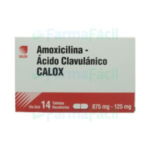 AMOXICI+A.CLAV 875/125MG CALOX TAB