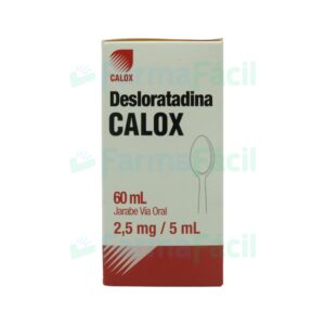 DESLORATADINA 2.5MG/5ML CALOX FCOX60 ML