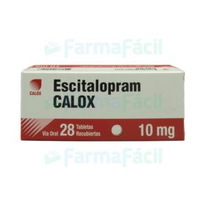 ESCITALOPRAM 10MG CALOX CX28 TAB