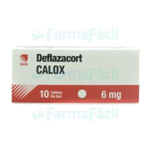 DEFLAZACORT 6MG CALOX CX10 TAB