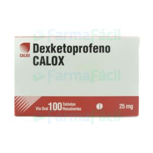 DEXKETOPROFENO 25MG CALOX TAB