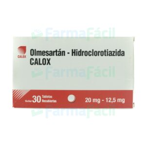 OLMESARTAN HCT 20MG/12.5MG CALOX CX30TAB