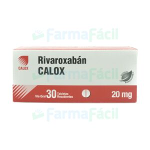 RIVAROXABAN 20 MG CALOX CX30 TAB