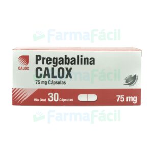 PREGABALINA 75MG CALOX CX30 CAP