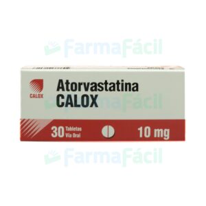 ATORVASTATINA 10MG CALOX CX30 TAB