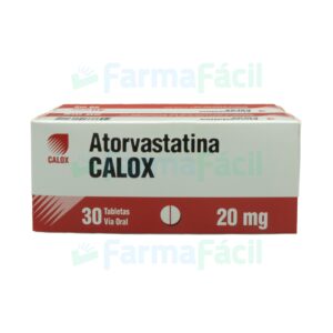 ATORVASTATINA 20MG DUOPACK CALOX CX30TAB