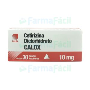 CETIRIZINA 10MG CALOX TAB