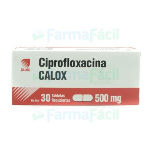 CIPROFLOXACINA 500MG CALOX TAB