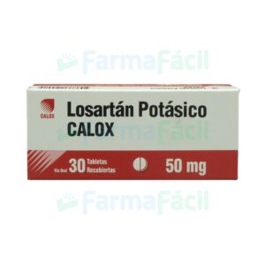 LOSARTAN 50MG CALOX CX30 TAB